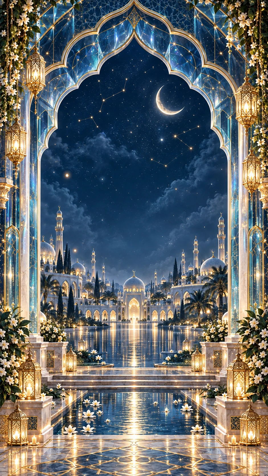 Celestial glass palace